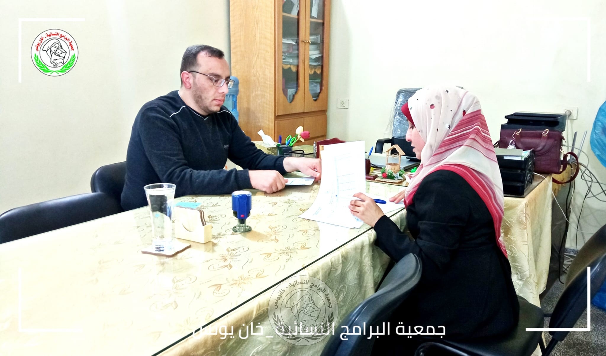 تدريب 50 سيدة أرملة من محافظة خان يونس