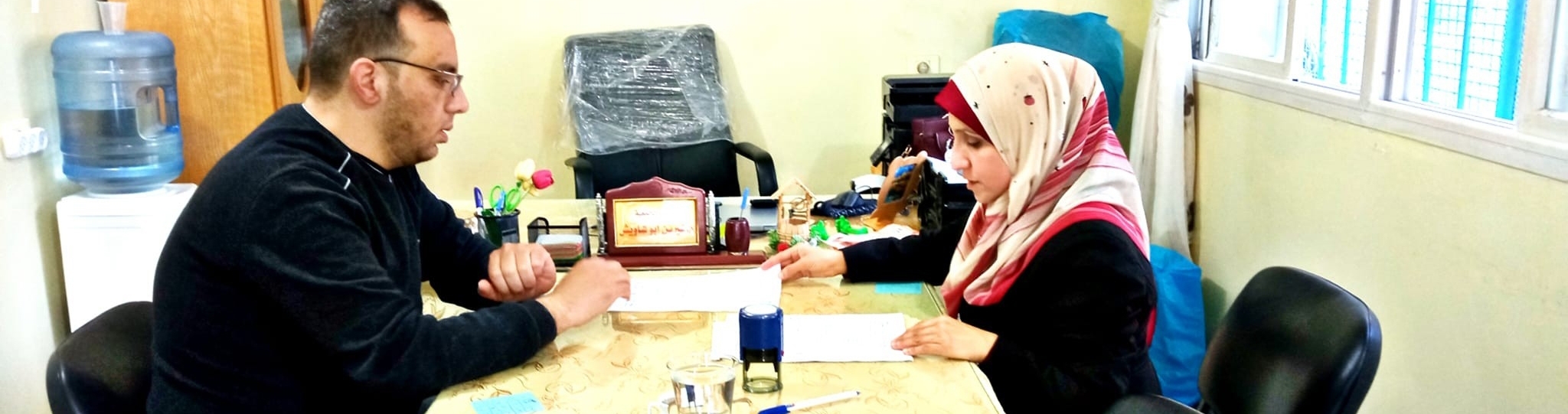 تدريب 50 سيدة أرملة من محافظة خان يونس